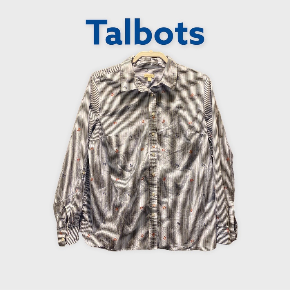 Talbots Button Down Large - image 1